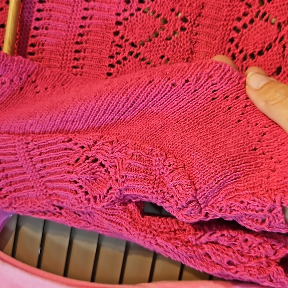 6-7yrs pink dress + breezy knit Bolero Cardigan summer girls clothing bundle - Picture 12 of 14